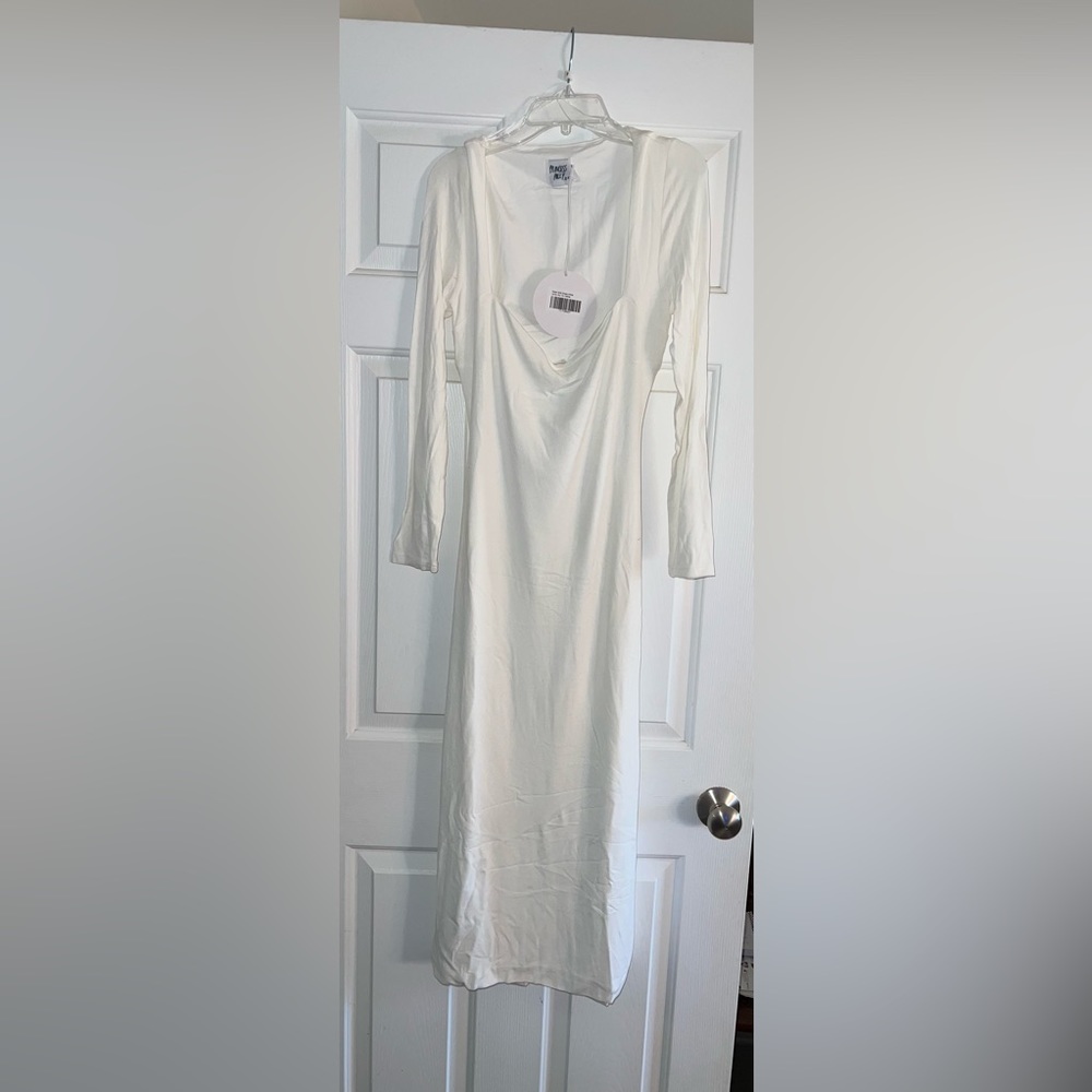 Princess Polly Nolan Midi Dress in White Size 8 New with tag - Picture 6 of 12